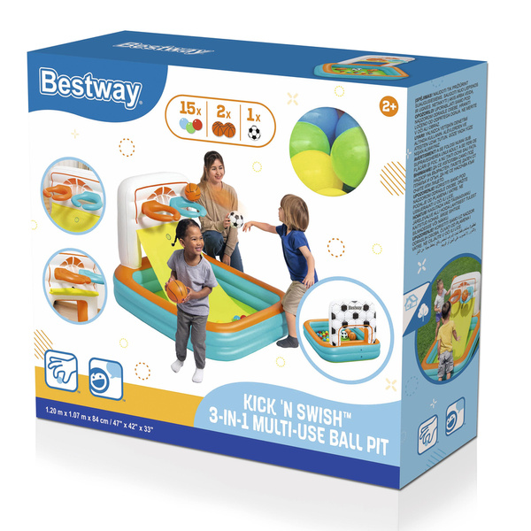 Inflatable Playground With Balls 120 x 107 x 84 cm Bestway 52728
