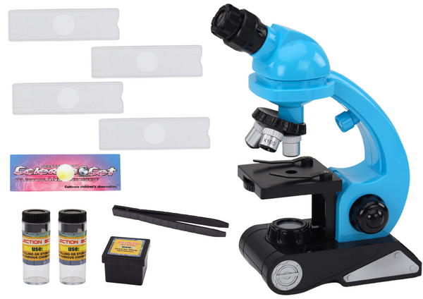 Educational Microscope For Research Children Accessories Blue