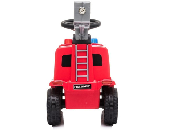 Fire Brigade Riding Vehicle Ladder Soap Bubbles Sounds Roosters