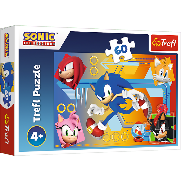Puzzle - 60 - Sonic w akcji - Trefl 17387