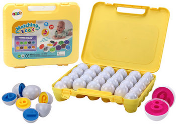Educational Eggs In Suitcase Puzzle Learning Color Numbers