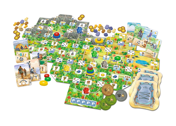 Familienspiel Fünf Gipfel: Bergabenteuer Trefl 02517