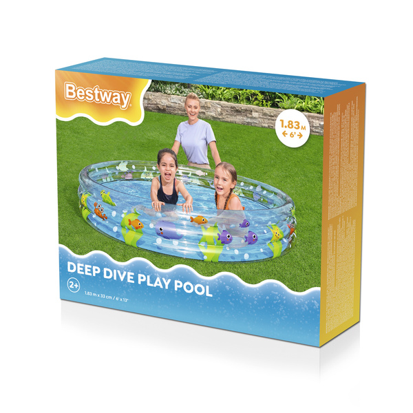 Sea World aufblasbarer Pool 183 x 33 cm Bestway 51005