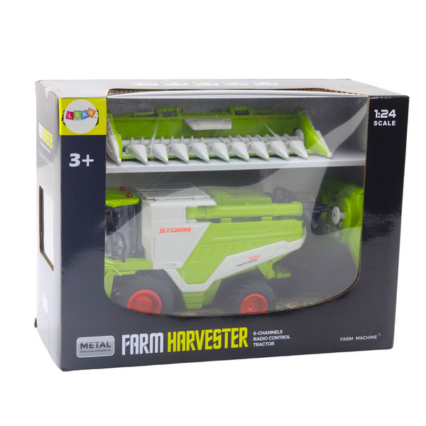 Mähdrescher mit Maisvorsatz 2in1, ferngesteuerter RC-Raucheffekt 2,4G