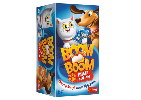 Boom Boom Dogs and Kittens Skill Game Trefl 01909