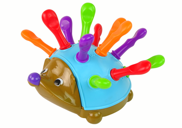Igel-Puzzle Blaue bunte Spitzen