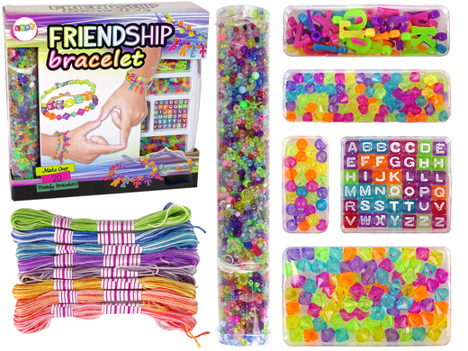 DIY Jewelry Making Kit, Bracelets, Beads, Letter Pendants