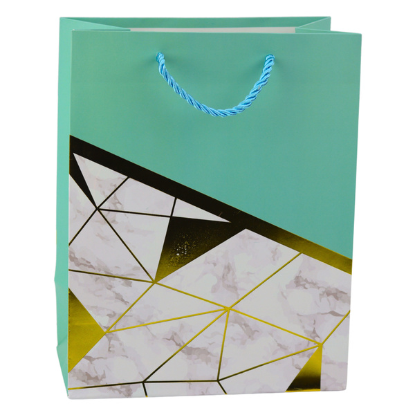 Geometric Patterns Marble Gift Bag 23 x 18 x 10.5 cm
