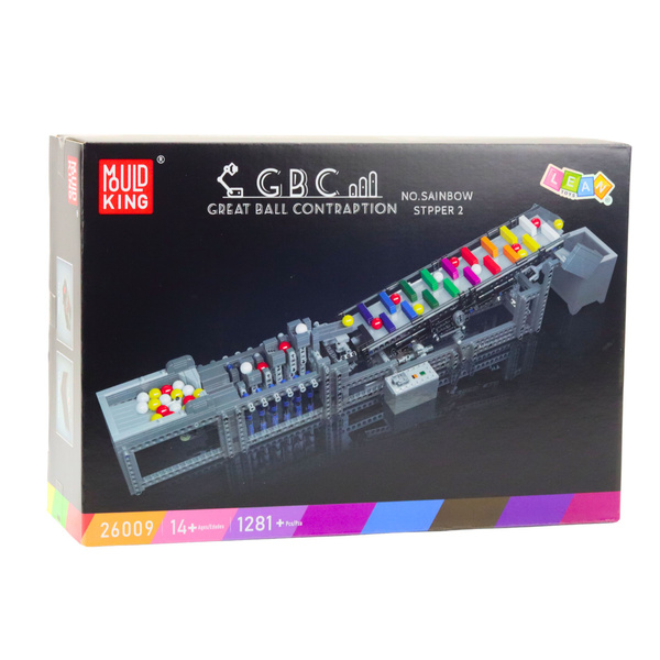 Bausteine Kugelbahn mit Elektromotor 1281 Stk.