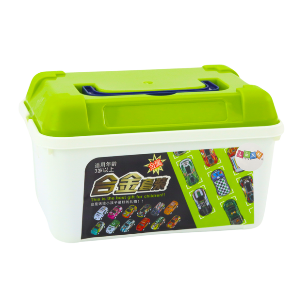 Federsatz im Koffer Colorful Cars 30 Stk