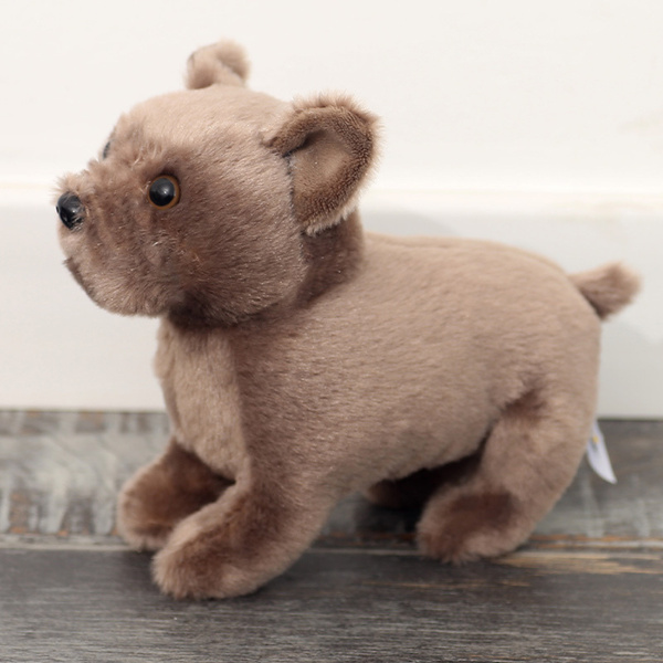 Plush Mascot Cuddly Toy Small Dog Brown 19cm