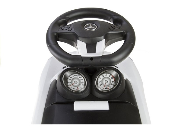 Mercedes-Benz SLS AMG White - Kids Push Along Ride On Car