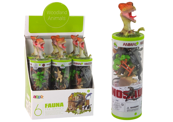 Satz von 12 Dinosaurier-Figuren