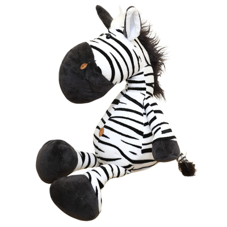 Pluszowa Maskotka Przytulanka Zebra Biało Czarna 25cm