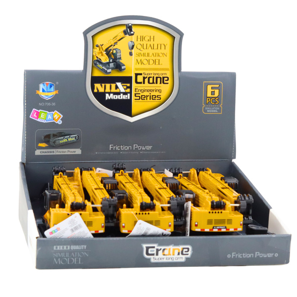 Raupenkran Ausfahrbare Drehkabine 360° Gelb