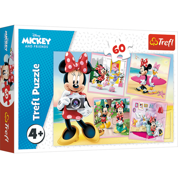 Puzzle - 60 - Urocza Minnie - Disney Minnie - Trefl 17360