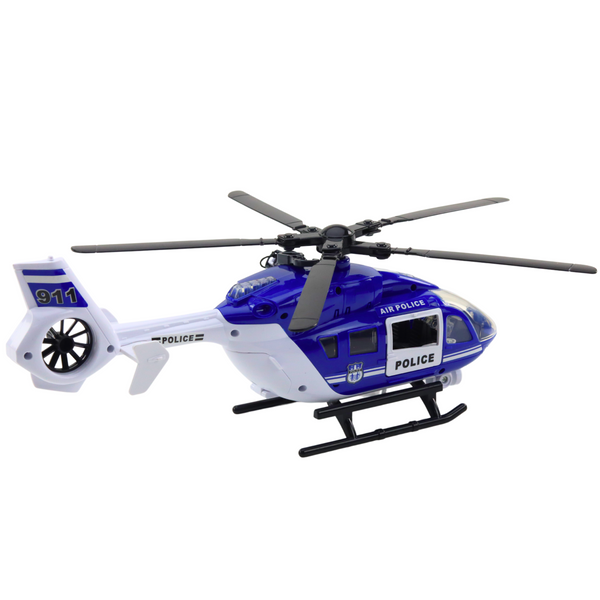Police Helicopter Hook Stretcher Lights Sounds 1:14