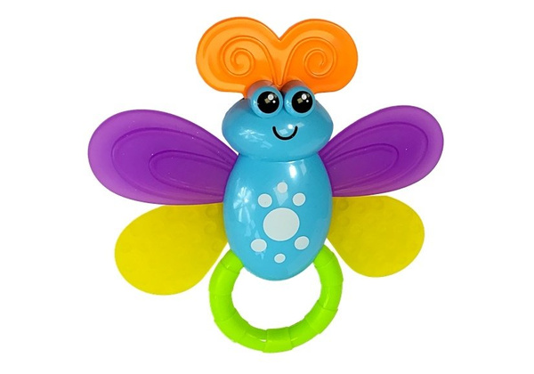 Rassel-Set Kautiere Bunte Tiere Teddybär Frosch