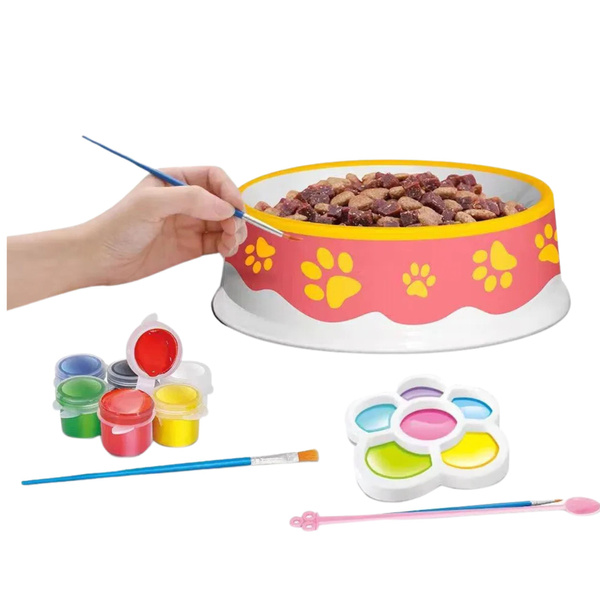 Creative Set Bowl For Painting Paints Brushes DIY 6 pcs.