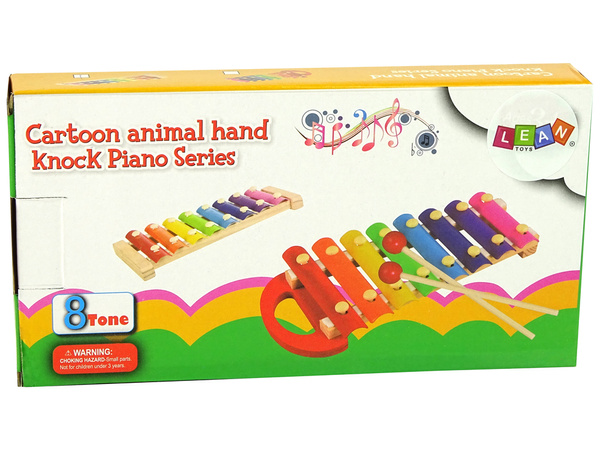 Wooden Accompaniment Sticks Colourful 8 Tones