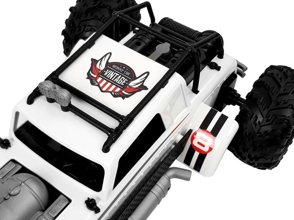 Remote Controlled Buggy 1:12 2.4G White 20 km/h Steam