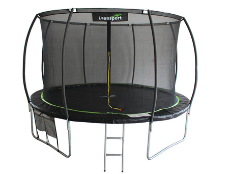 LEAN Sport Max Trampoline 14ft Black-Green