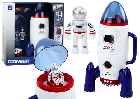 Space Rocket Opened Cosmonauts Space Vehicle Lights Sounds