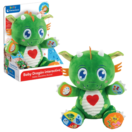 Educational Talking Musical Friendly Dragon Polish Language Clementoni 50938