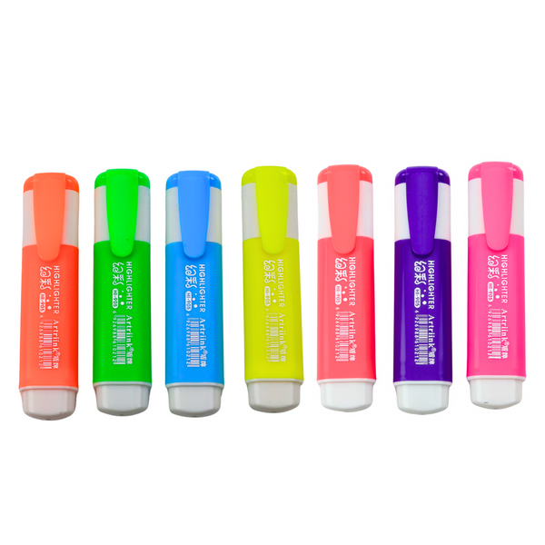 Buntes Nene Textmarker-Set 7-tlg