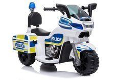 Electric Ride-On Police Motorbike TR1912 White