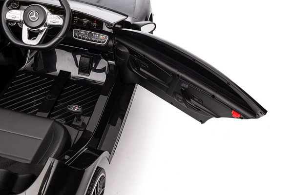 Batteriebetriebenes Auto Mercedes CLA 45s AMG Schwarz lackiert 4x4