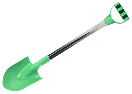 Sand Shovel Aluminum Handle Pastel Green 60cm