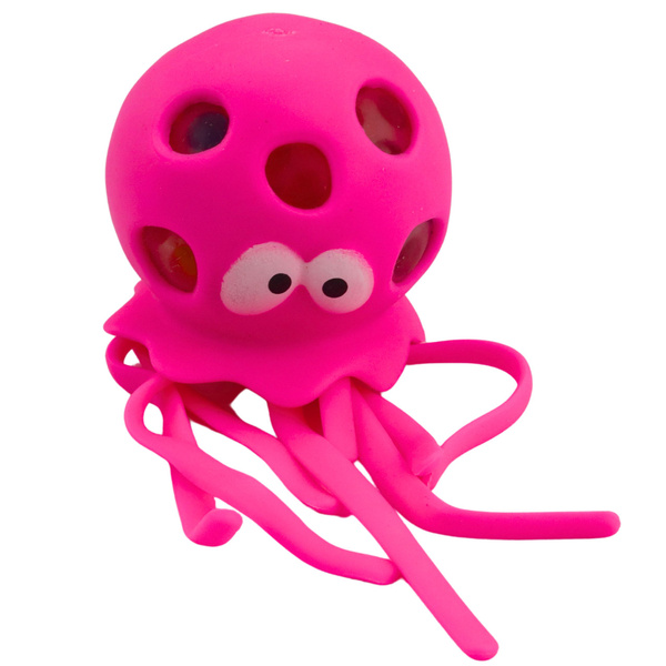 Octopus Anti-Stress Sensory Squishy with Gel Balls Mix