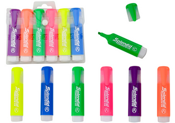 Set Textmarker Pastellfarben 6-tlg.