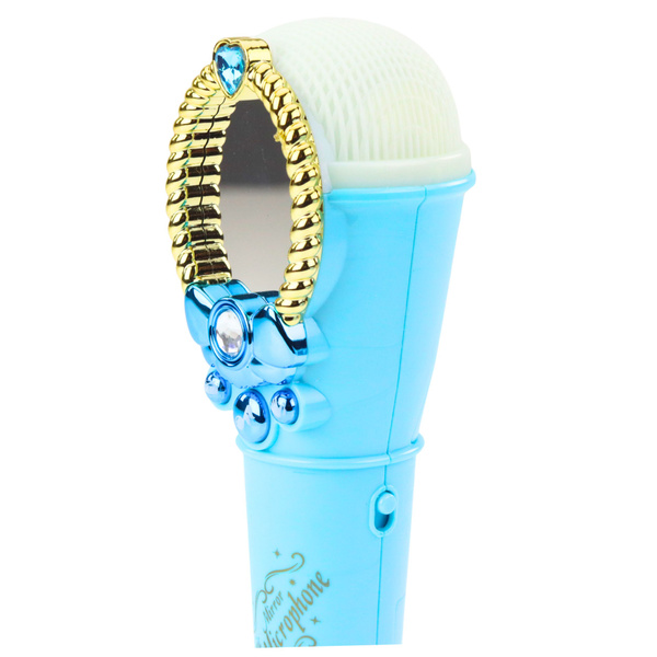 Magiczne Lustro Z Mikrofonem USB MP3 Światła Dźwięki Niebieski