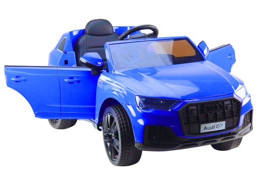 Audi Q7 Blue Painted Battery Car