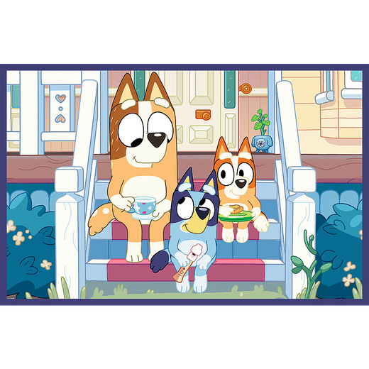 Puzzle - 2x24 - Funny Bluey - BBC Bluey Trefl 34446