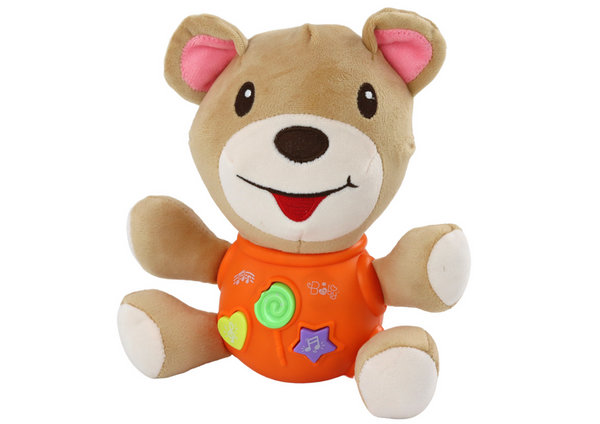 Teddybär Interaktiver Teddybär Orange Spielend 23 cm