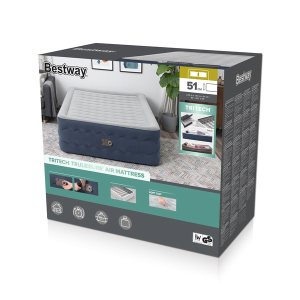 Inflatable Mattress 203 x 152 x 51 cm Bestway 6716P