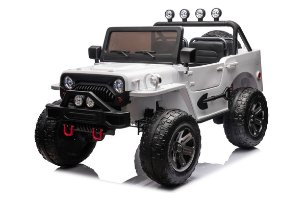 Battery-powered car JH-102 White 4x4
