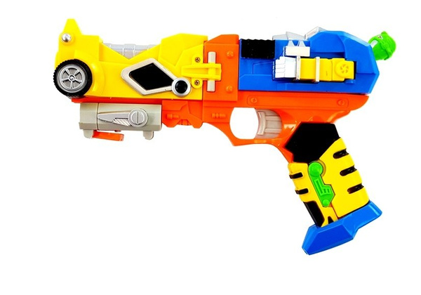 Foam Dart Gun Robot 2 in 1 Mask 6 Darts