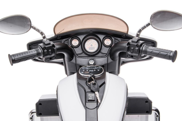 Goldwing Dreirädriges Batterie-Motorrad Weiß