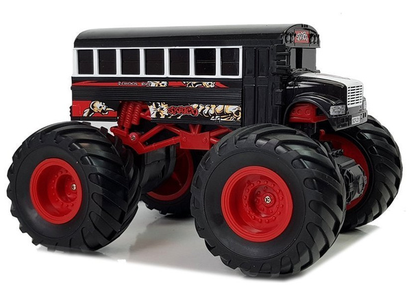 Huge Wheel Remote Controlled Bus 2.4G Sound Black