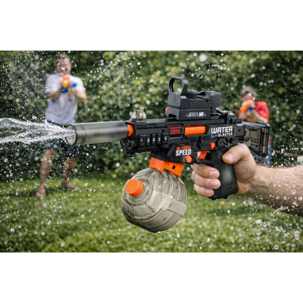 Electric Water Gun Rifle Black Range 11 m