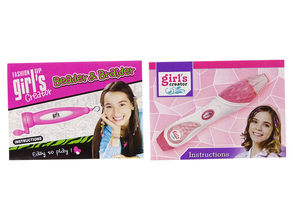 2 in 1 Hair Braiding Kit Beads