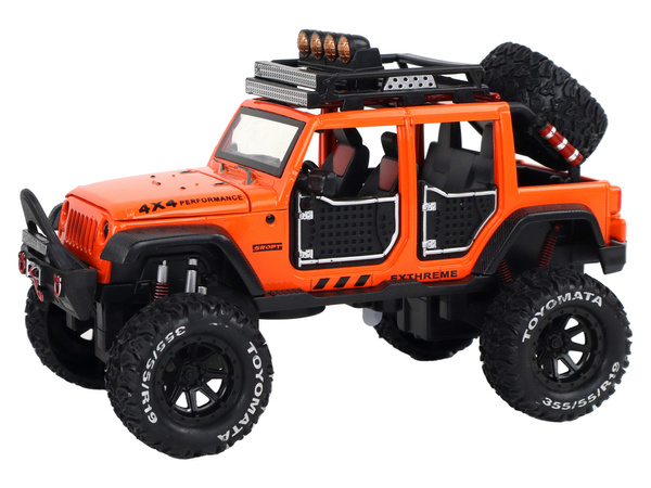 Toy Car Off-Road Vehicle 4x4 Lights Sounds 4 Colors