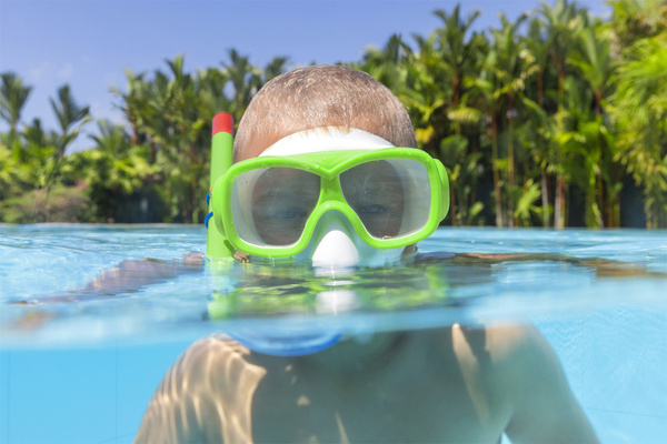 Diving Set Mask, Snorkel, Fins Green Bestway 25019