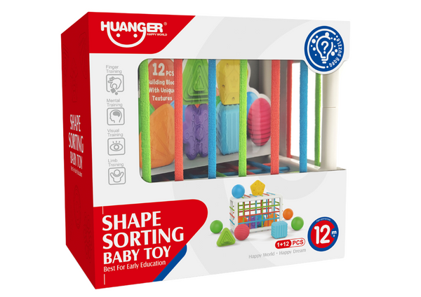 Flexible Cube Ball Sorter Figures For Babies