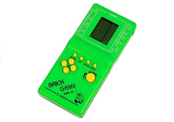 Brick Game Electronic Portable Green