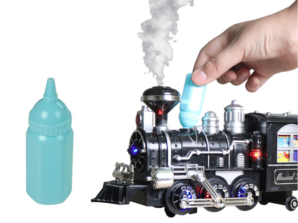 Riesiger Zug Sound Sound Lights Smoke 206,5 cm x 153,5 cm